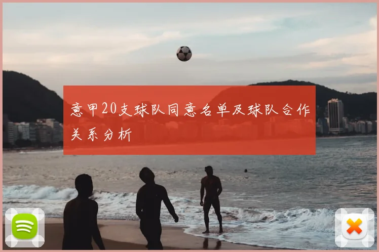 意甲20支球队同意名单及球队合作关系分析